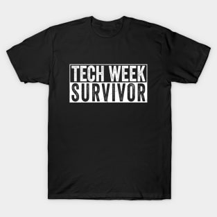 Tech Week Survivor Retro Tech Week T-Shirt